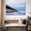 Plein lune au-dessus de Scripps Pier-2057280321