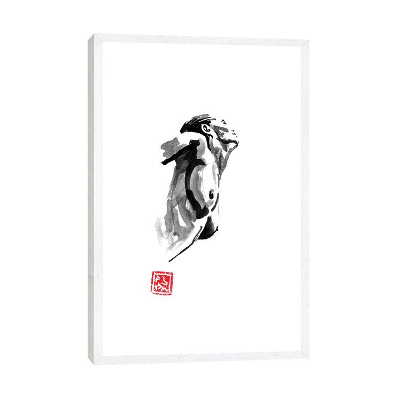 Fall by Péchane - Print on Canvas, White Framed, 66.04 cm H x 45.72 cm W