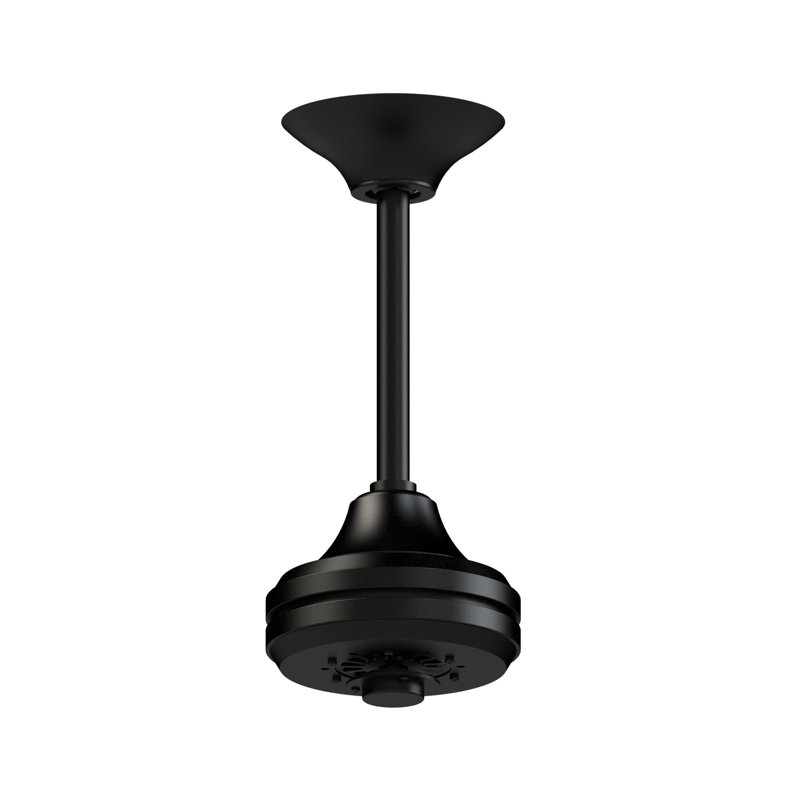 Spitfire DC Custom Indoor/Outdoor Ceiling Fan DC Motor - Black, Black