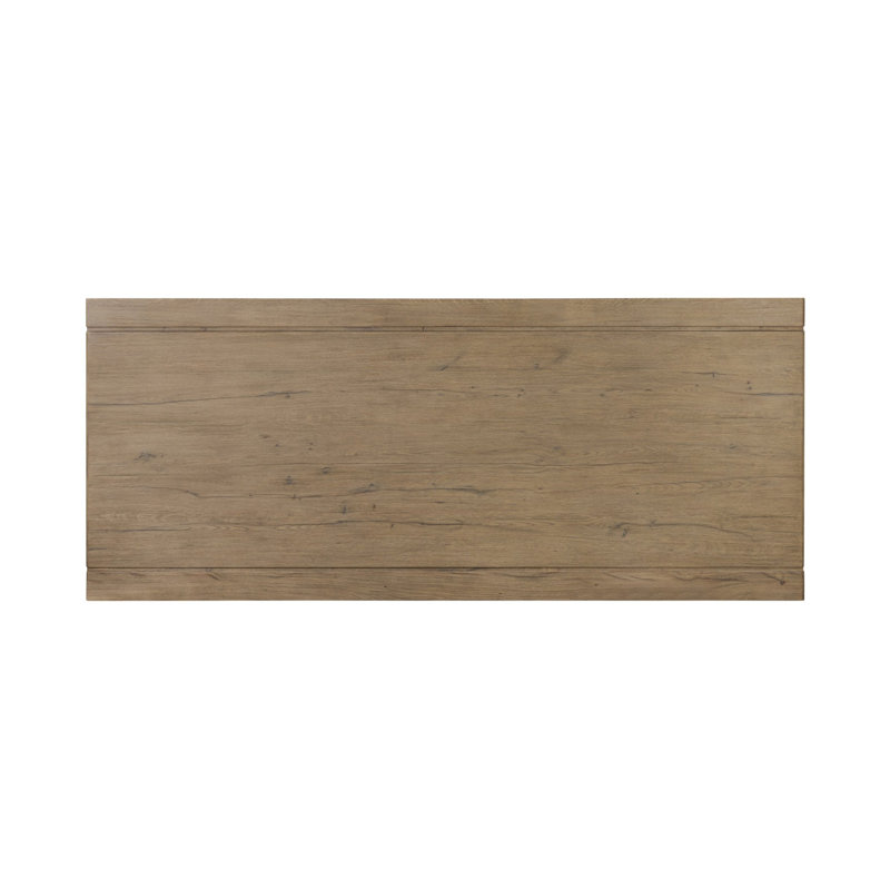 Taffeta Emogene Danny Upholstered and Metal Counter Stool, Natural Thick Oak 