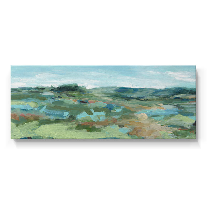 Converging Paths - Toile tendue avec châssis - Prêt à accrocher, H 12 po x l 30 po