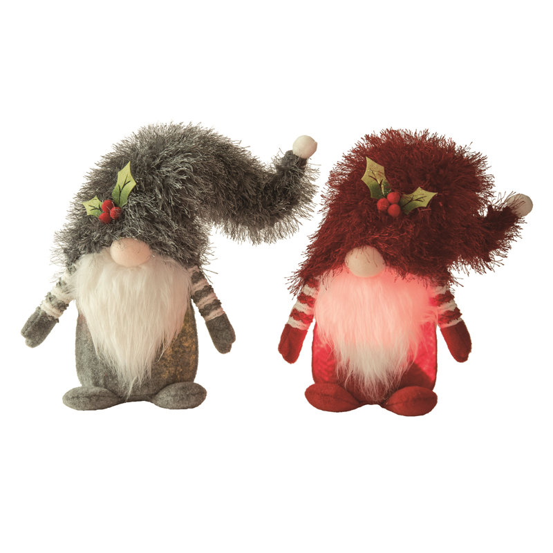  Polyester gnome de Noël 14 po multicolore