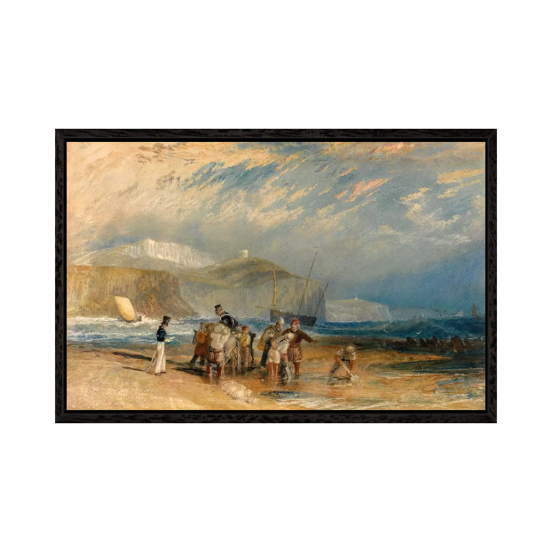 Folkestone Harbour And Coast To Dover by J.M.W. Turner - Gallery-Wrapped Canvas Giclée on Canvas, 66.04 cm H x 45.72 cm W