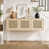 Natural Wood/White