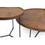 Table de bout à pieds croisés Heckson