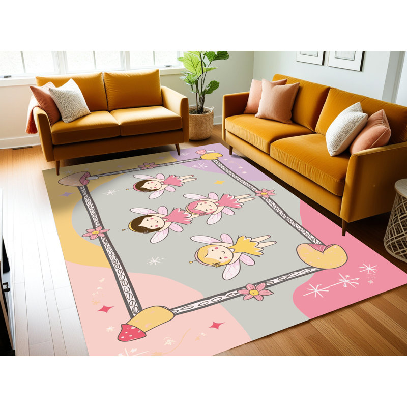 Tapis fantaisie Zoomie pour enfants Zoomie, Tapis de couloir 2 pi x 4 pi
