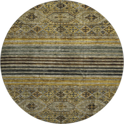 Premium Machine Washable Marasco AMF1641 Stripes Rug