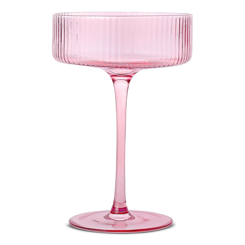 Harmon 10 oz Ensemble de cristal taillé, Rose