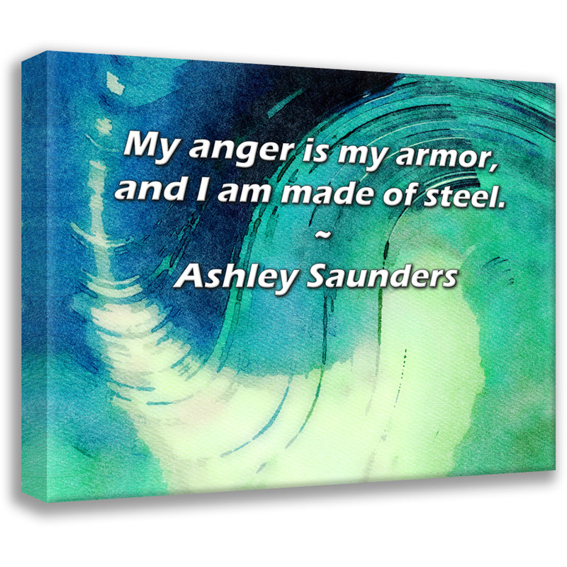 Artsy Quote By Ashley Saunders Gallery Wrapped Canvas, 17" H x 24" W