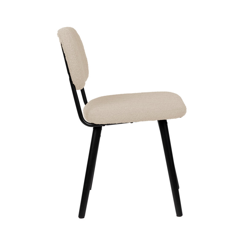 Jake Upholstered Dining Chair, White