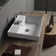 Scarabeo By Nameeks Teorema 17.3'' White Ceramic Rectangular Bathroom Sink with Overflow