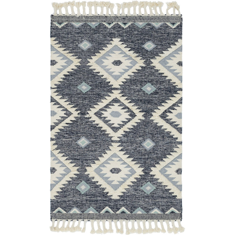 Alenah Wool Southwestern Indoor Rug, Rectangle 5' x 8'