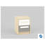 Azani 40cm W Manufactured Wood Bedside Table-652936828