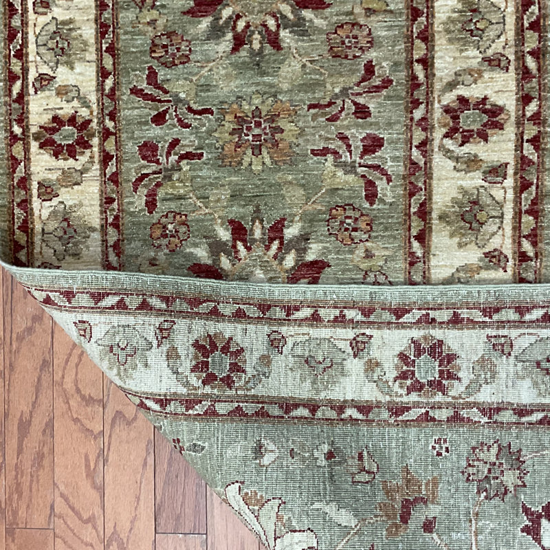  Handmade Oushak Wool Runner