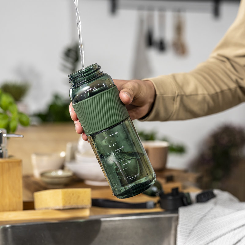 Tritan Plastic Water Bottle, Dark Green