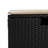 Vidaxl Garden Sofa Set Black 