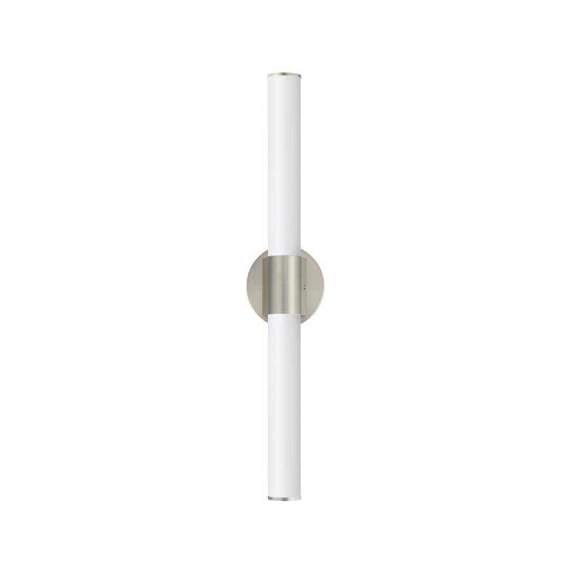 Stevenage Dimmable LED Bath Sconce, Satin Nickel