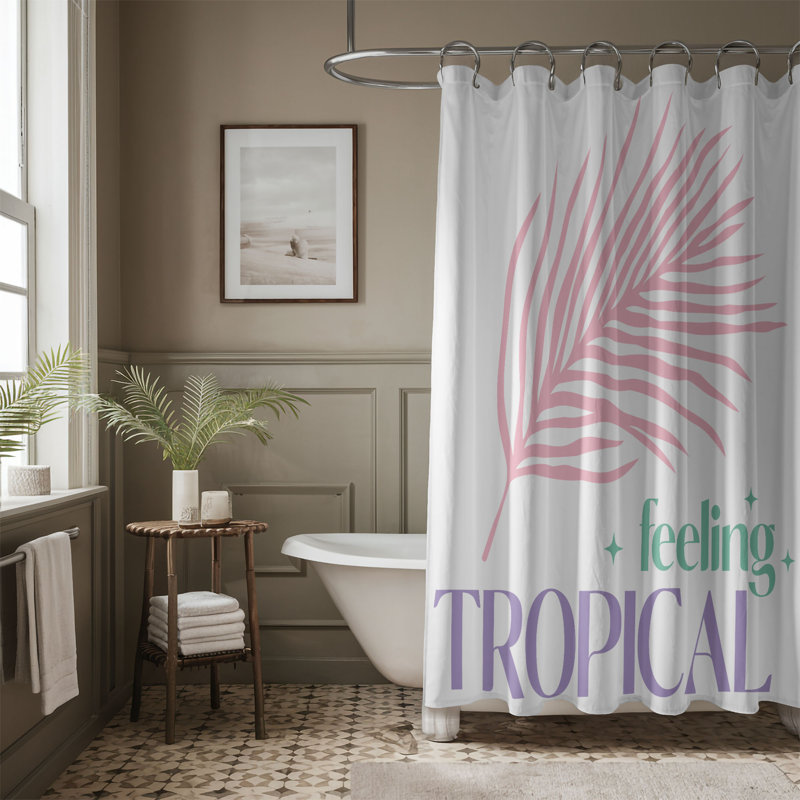 Terel Shower Curtain, 74"H x 71"W
