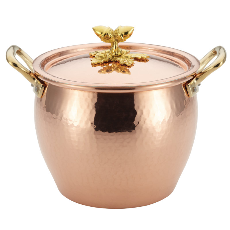 Ruffoni Historia Stock Pot with Lid, 4.75 qt.