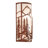 Jaira Steel Flush Mounted Sconce