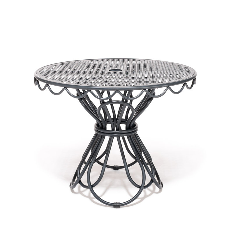 AL FRESCO SIDE TABLE - ANTIQUE WHITE, Black