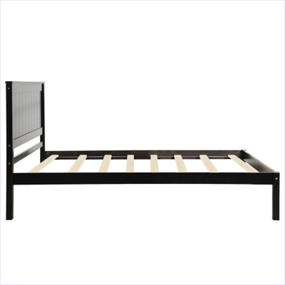 Base de lit plateforme avec tête de lit
