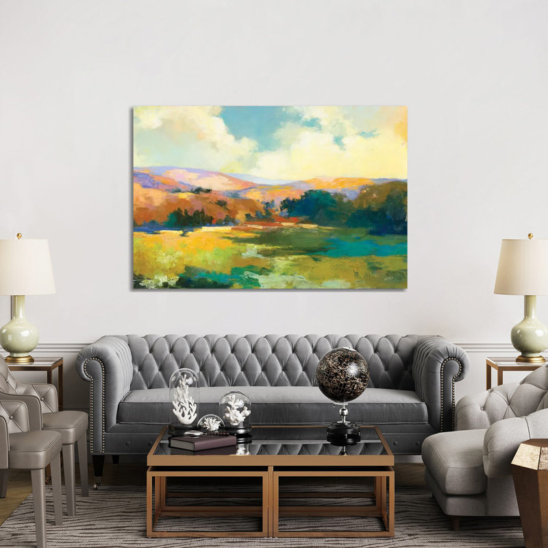 Reproduction d'art "Daylight Valley Crop" par Julia Purinton, Toile tendue, H 40 po x l 60 po x 1,5 po, Sans cadre