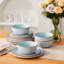 RENIOO Piece Stoneware Dinnerware Set - Service for 4-1424997831