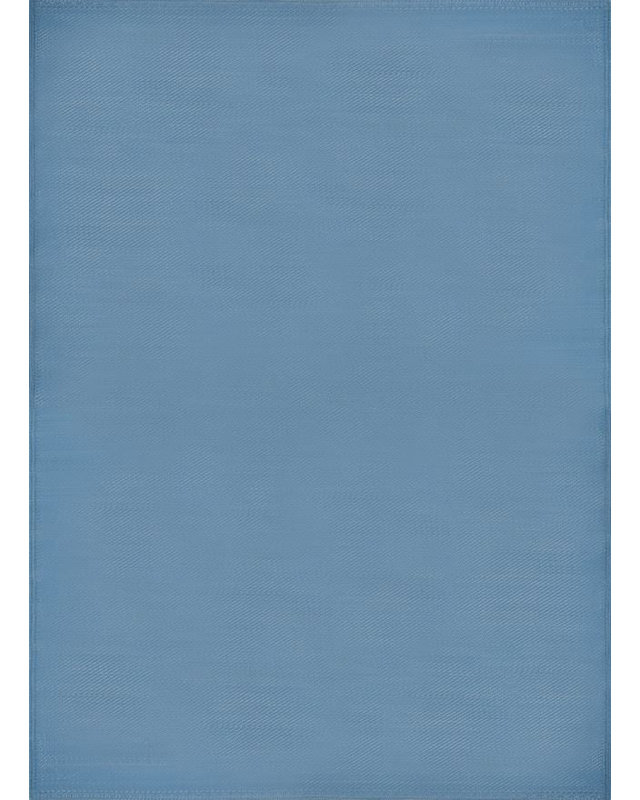 Urban Collection Outdoor Rug Plain Design in Blue, Rectangle 150 x 220cm