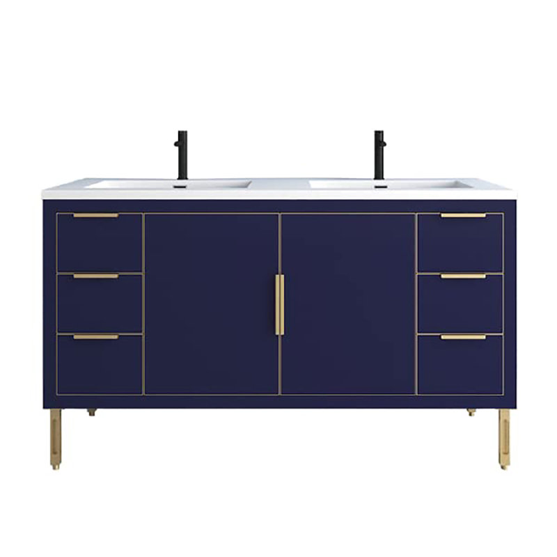 83.5'' Double Bathroom Vanity with Top