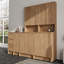 Ensemble d'armoire d'appoint en bois avec portes et tiroirs Vowar