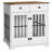 Desiderata 2-Doors Furniture Style Dog Crate with 2 Drawers