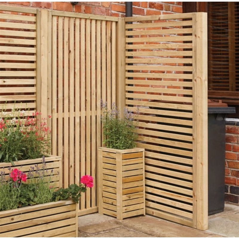 Brekyn 180cm H x 90cm W Solid Wood Fence Panels Included