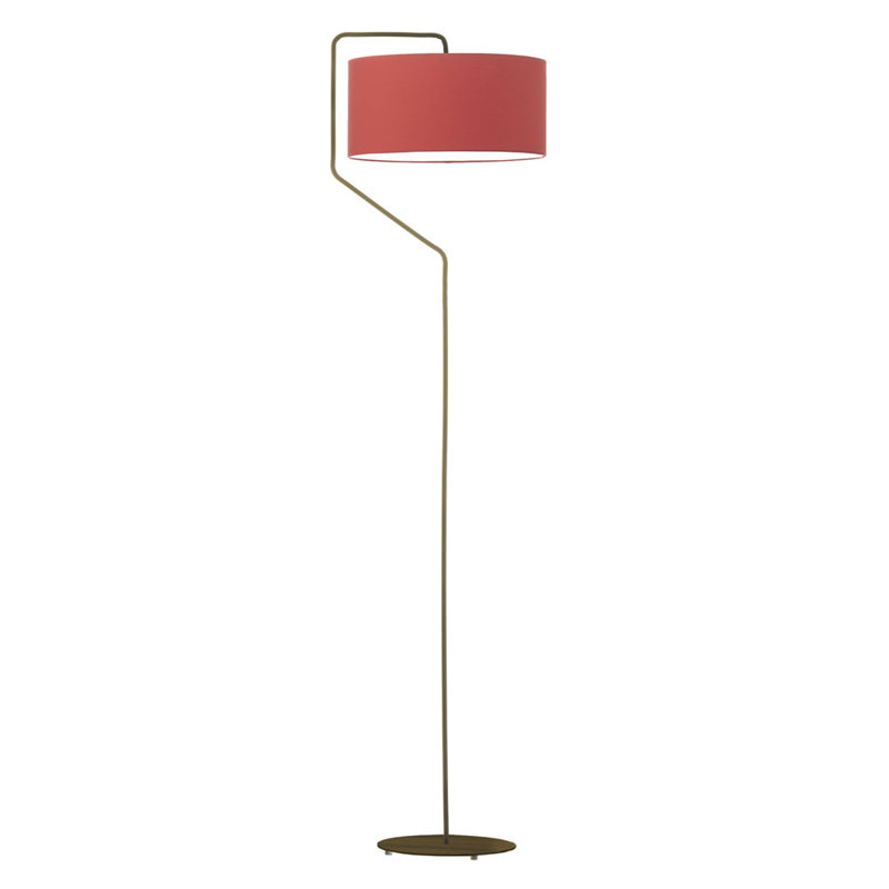 Eleanore 156cm Traditional Floor Lamp, Red