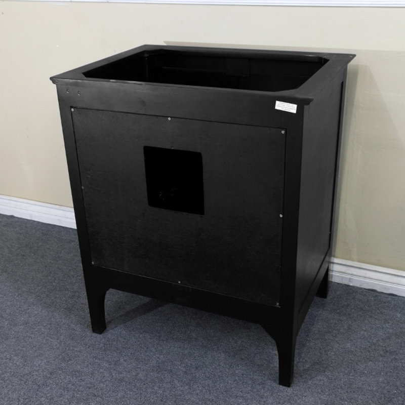 Base de meuble-lavabo simple 29 po seulement, Espresso