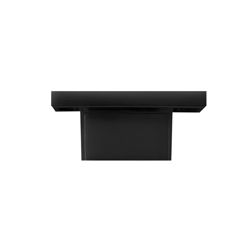 Oversized Metro 1 15/16" Length Square Knob, Matte Black