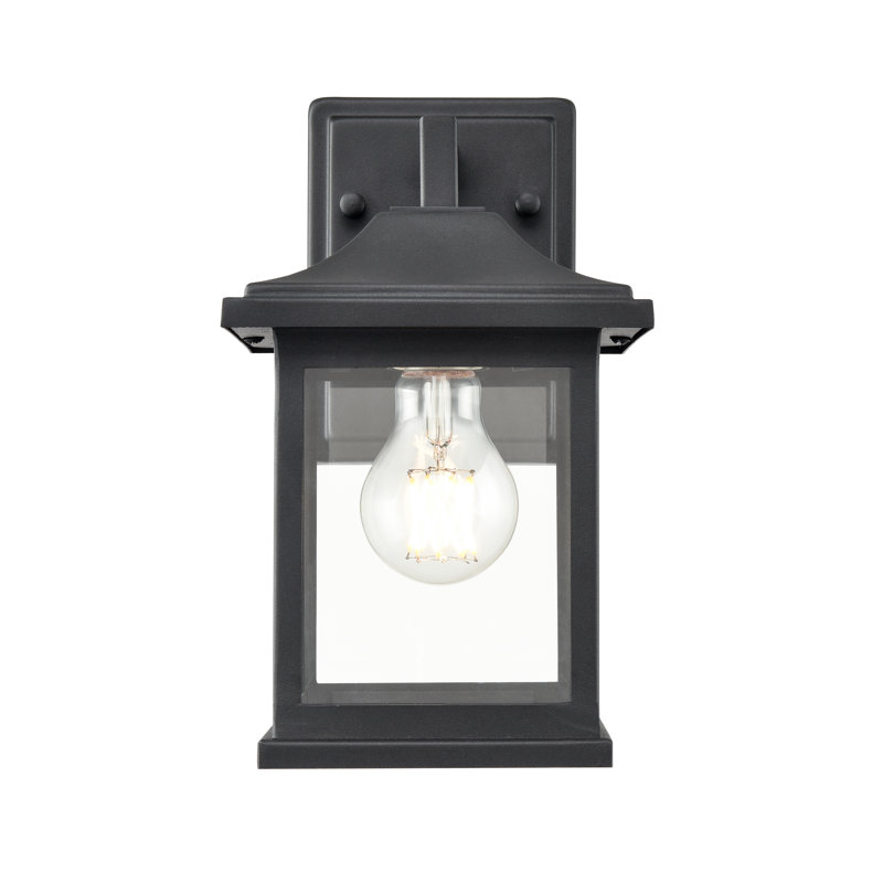 Rajshree 1 Light Outdoor Wall Sconce, 10" H x 6" W x 7" D