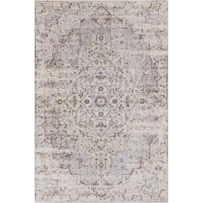 Enderson Ikat Indoor Rug, Rectangle 5' x 8'