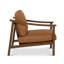 Fauteuil d'appoint en cuir véritable Rowan-1970161789