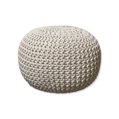 Concho Upholstered Pouf