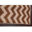 Tapis de couloir à chevrons en laine Gabbeh 3 x 10