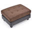 Repose-pieds stylé chocolat contemporain