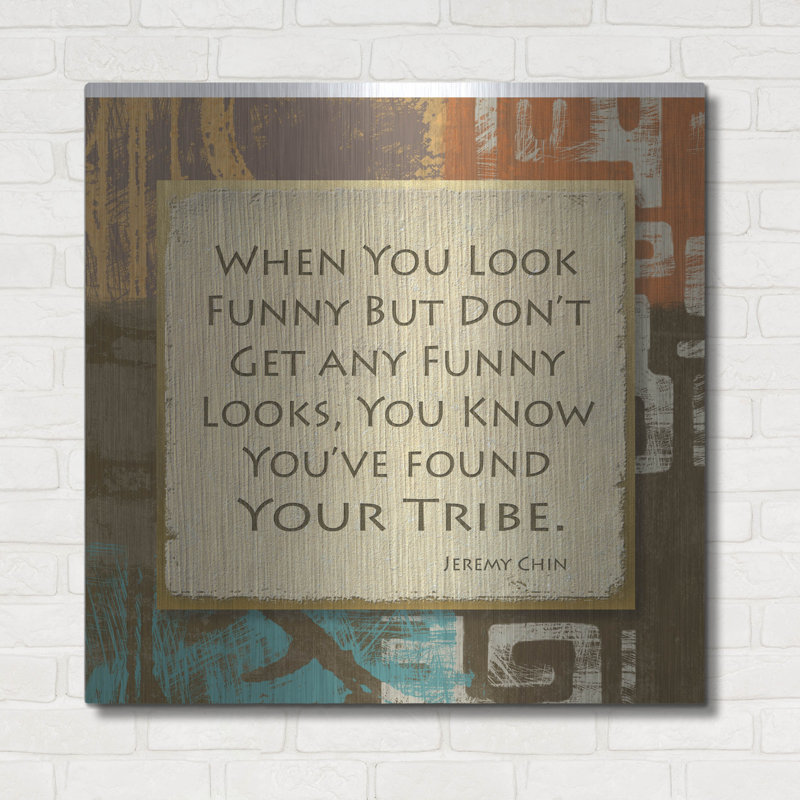  «Tribe 3» par Alonzo Saunders, art mural en métal, 36 po x 36 po, H 36 po x l 36 po