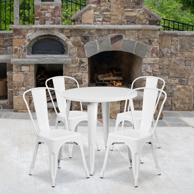 Steel Outdoor 17.5'' Stool