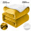 Sherpa Fleece Fur Thick Reversible Blanket Throw-119206502-119206506
