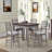 Counter Height Two Tone 4 Drawer Dining Table