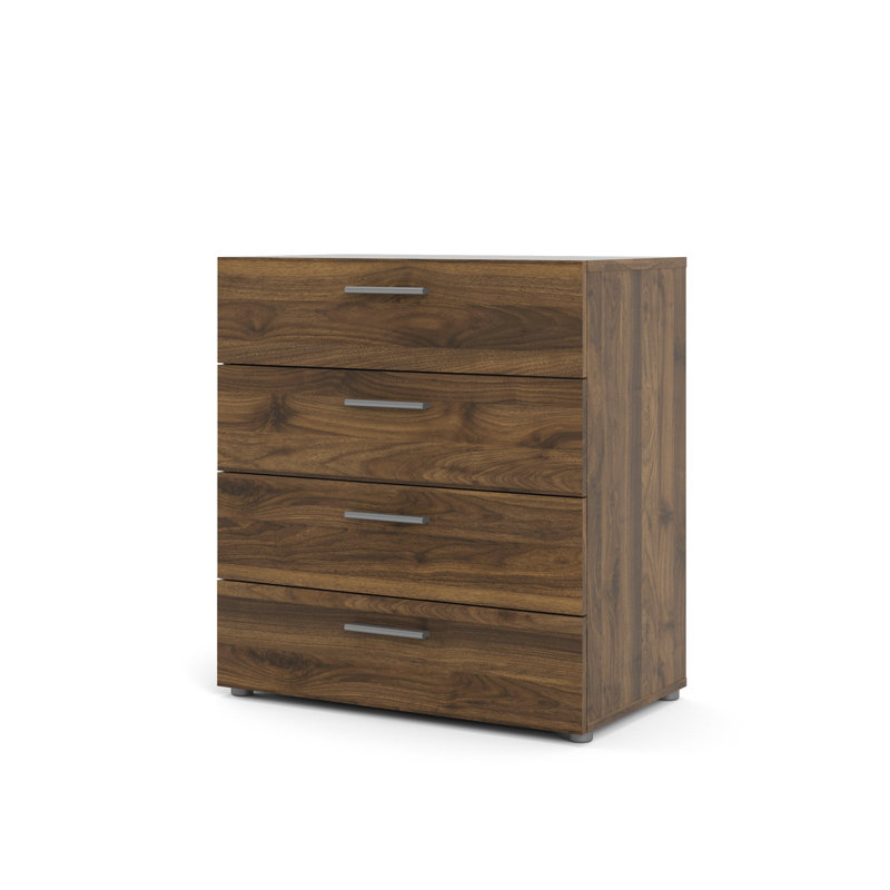  Commode 4 tiroirs Austin, Brun