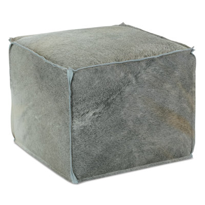 Hair On Hide Ottoman