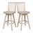 Hirz Swivel Solid Wood Counter Stool-43730168