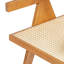Chaise de salle à manger avec accoudoirs Chandigarh (ensemble de 2), naturel
